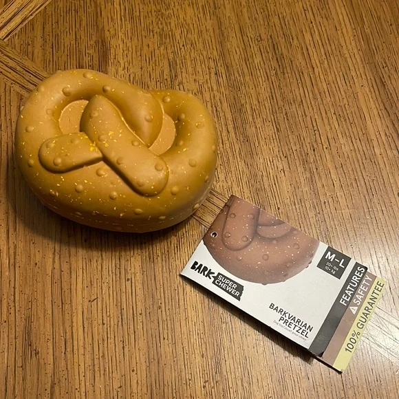 Barkvarian Pretzel Super Chewer Bark Box Dog Toy